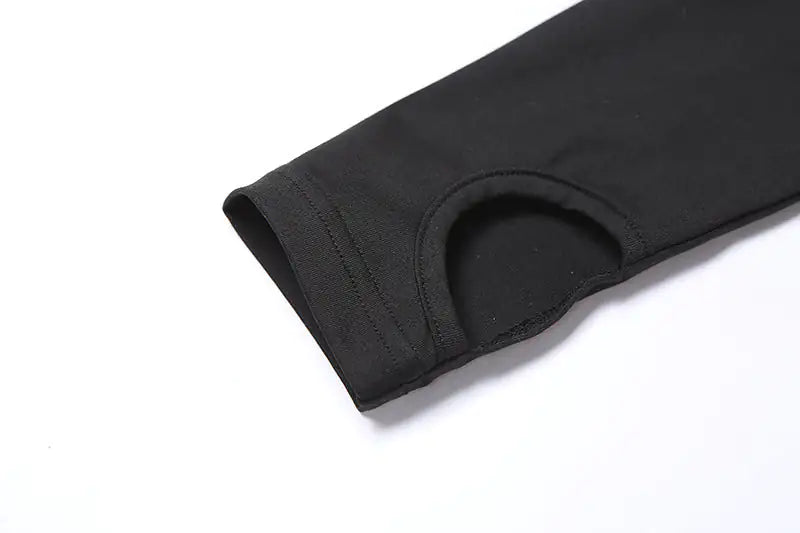 Double Zipper Long Sleeve Set
