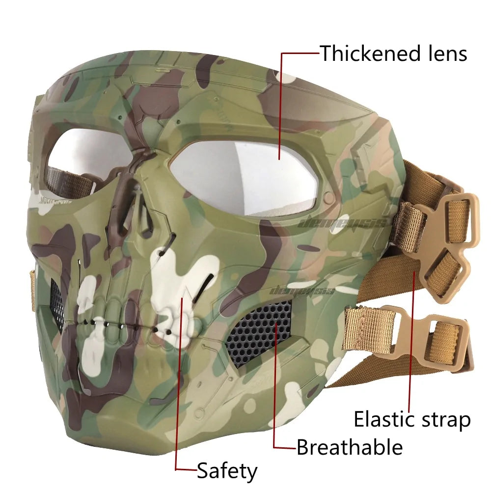Skull Tactical Mask for Airsoft Paintball and Outdoor Sports
