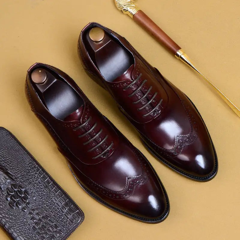 Formal Genuine Leather Oxfords Shoes For Men