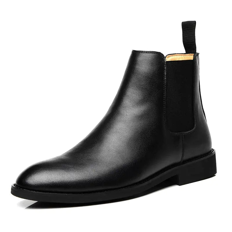 Elegant Chelsea Leather Boots for Men