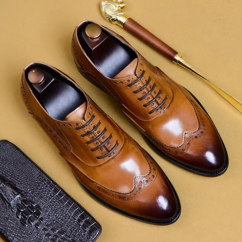 Formal Genuine Leather Oxfords Shoes For Men