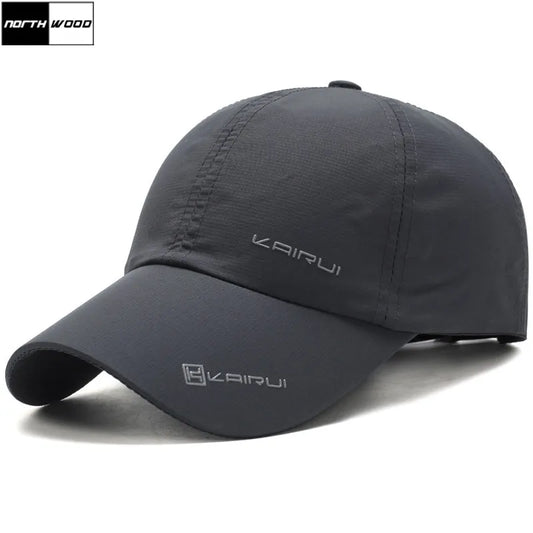 [NORTHWOOD] Solid Summer Baseball Cap: Unisex Snapback Hat